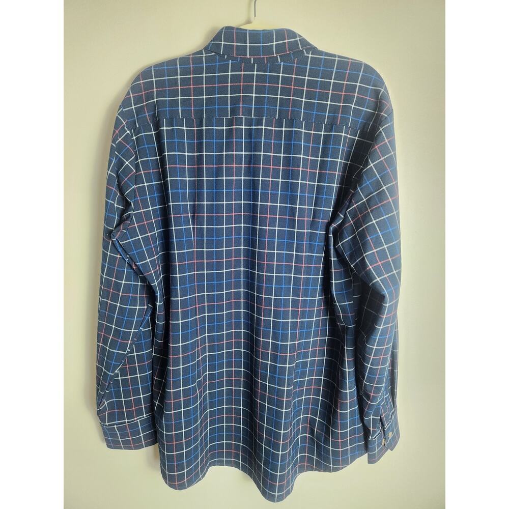 Mizzen + and Main Mens plaid button down shirt sz XL trim fit Careerwear casual - Picture 3 of 8